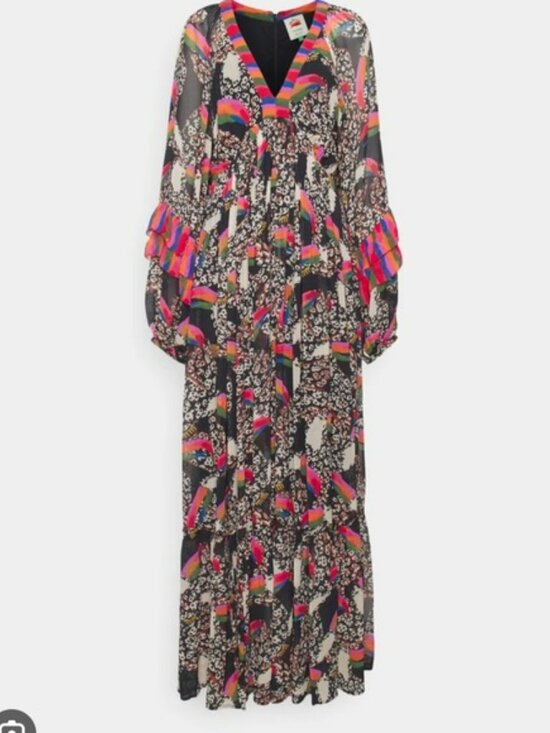 Farm Rio ‼️‼️Leopard Toucans Maxi Dress - Picture 9 of 16